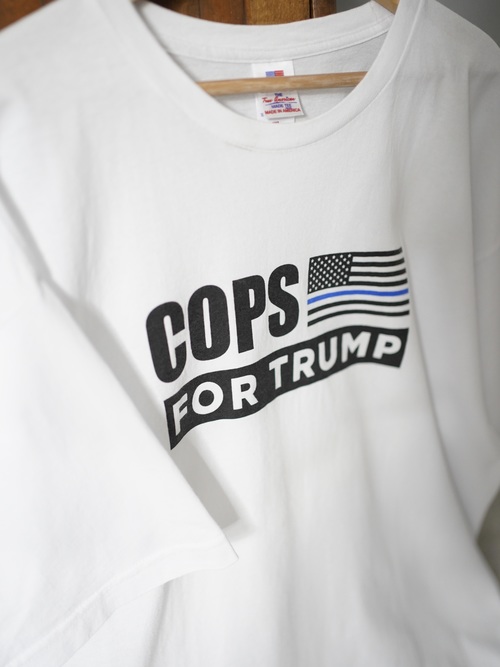 COPS FOR TRUMP Print t-shirt / Made in America