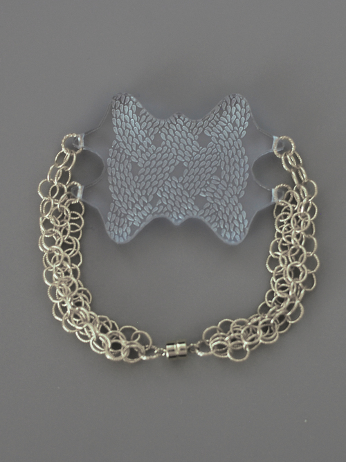  Knitting chain magnet bracelet　L