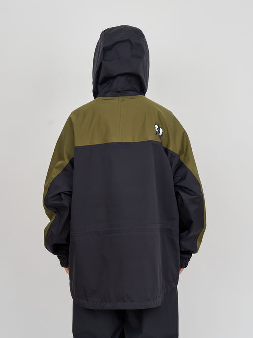 【受注商品】two-tone mountain parka・BLACK×KHAKI 【受注商品】two-tone mountain parka・BLACK×KHAKI