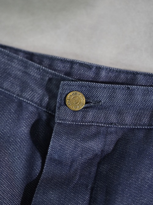 1980's- dolmen Poly cotton Twill Work pants / Fabric in France
