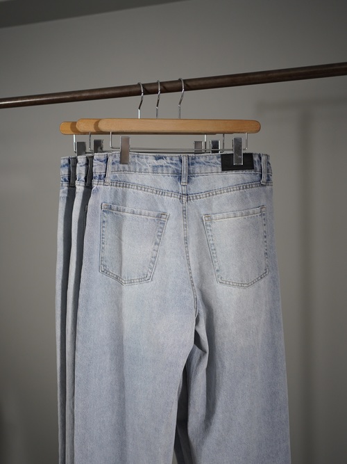 00's Relaxed Straight Ice wash denim pants