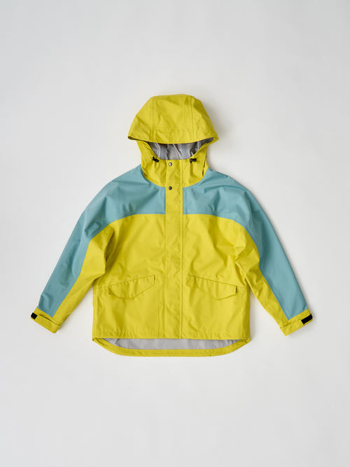 【受注商品】two-tone mountain parka・YELLOW×MINT