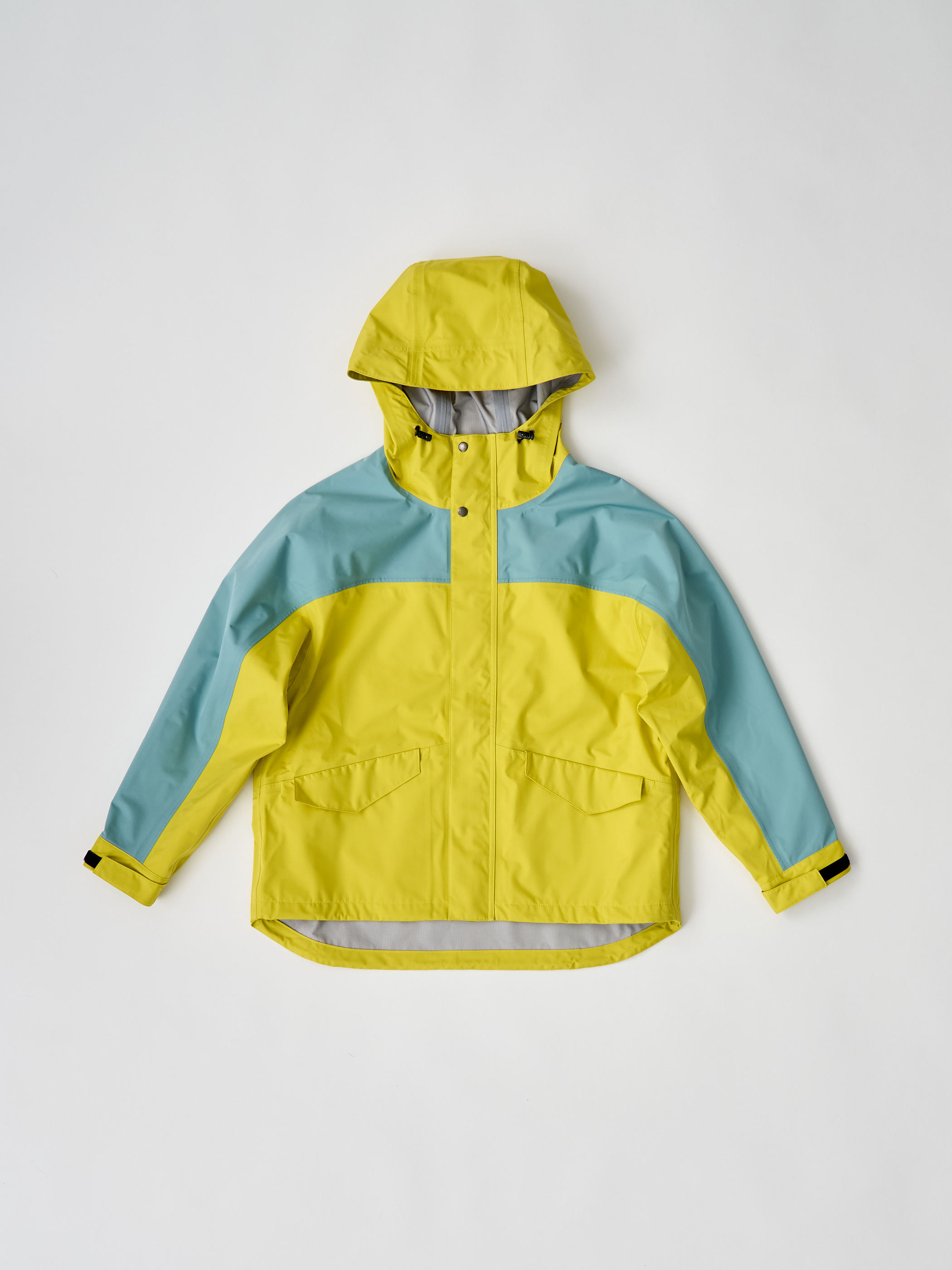 【受注商品】two-tone mountain parka・YELLOW×MINT