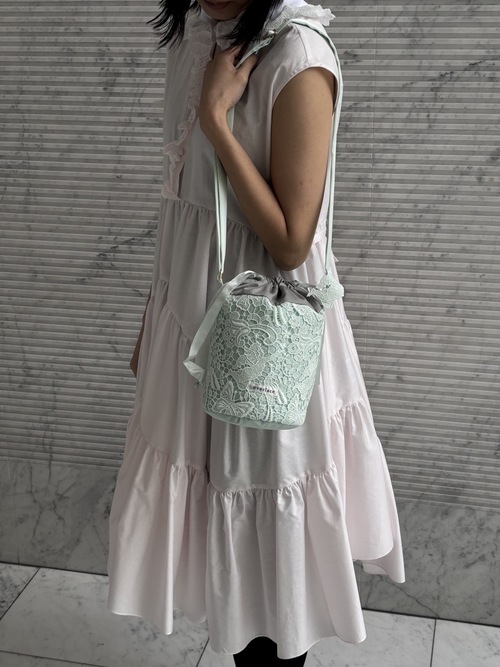 utopia lace drawstring bag