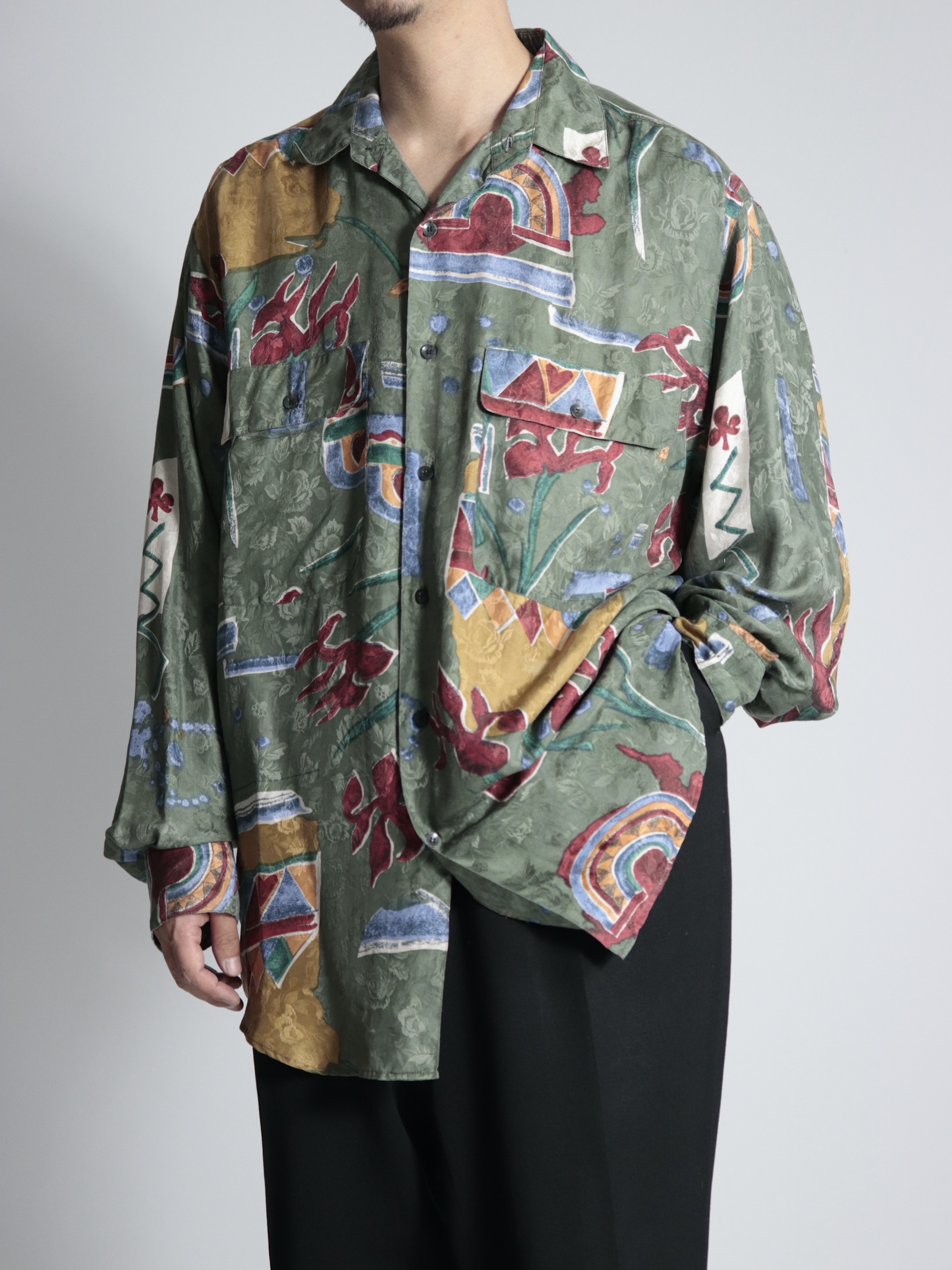 DoLuKE | Dead stock 1980-90's GOOUCH Silk Shirts