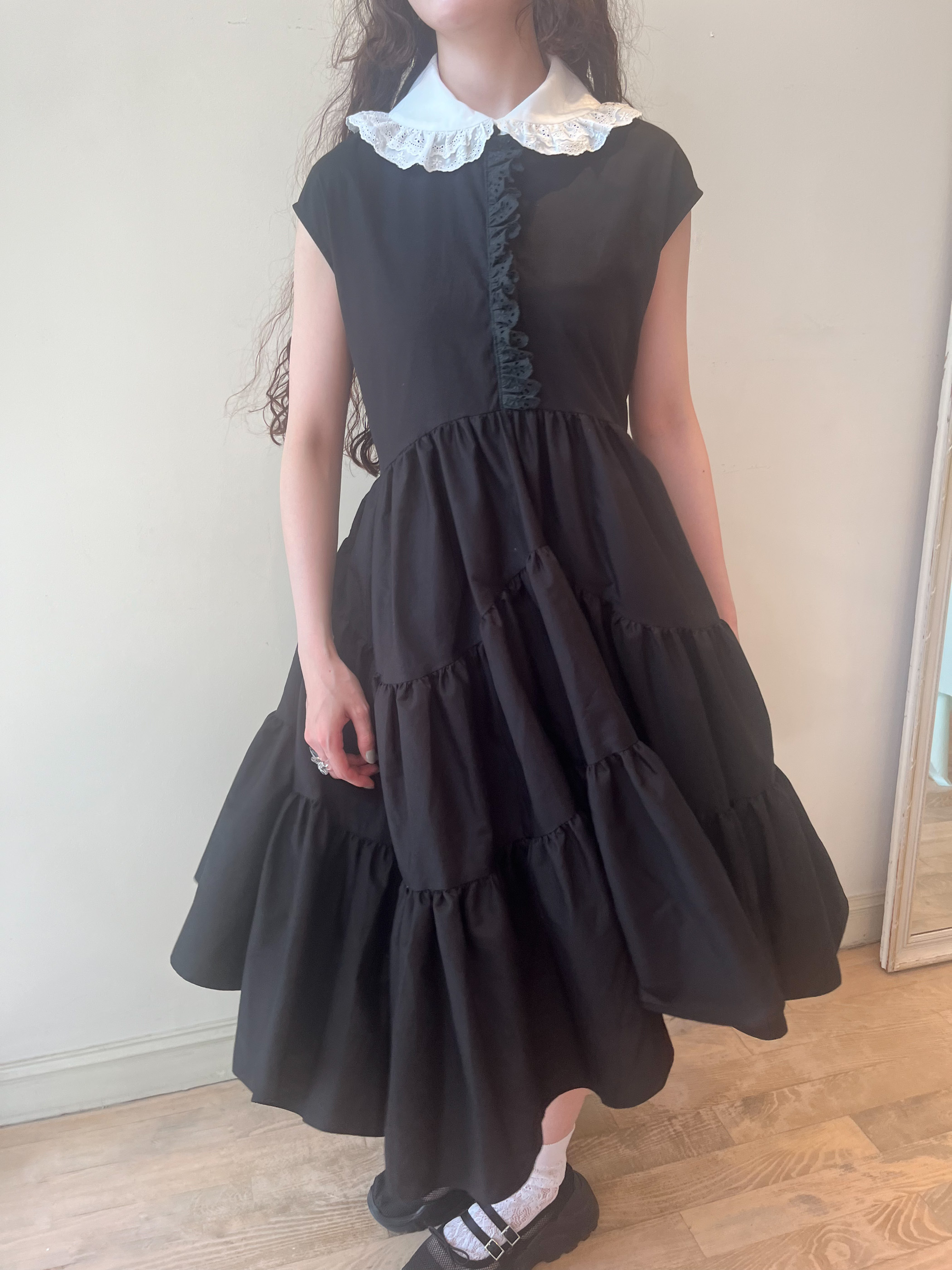 【3月お届け商品】tiered mini dress