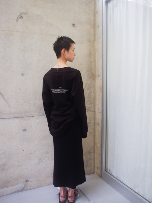 "hazy tokyo" concept photo L/S T-shirt