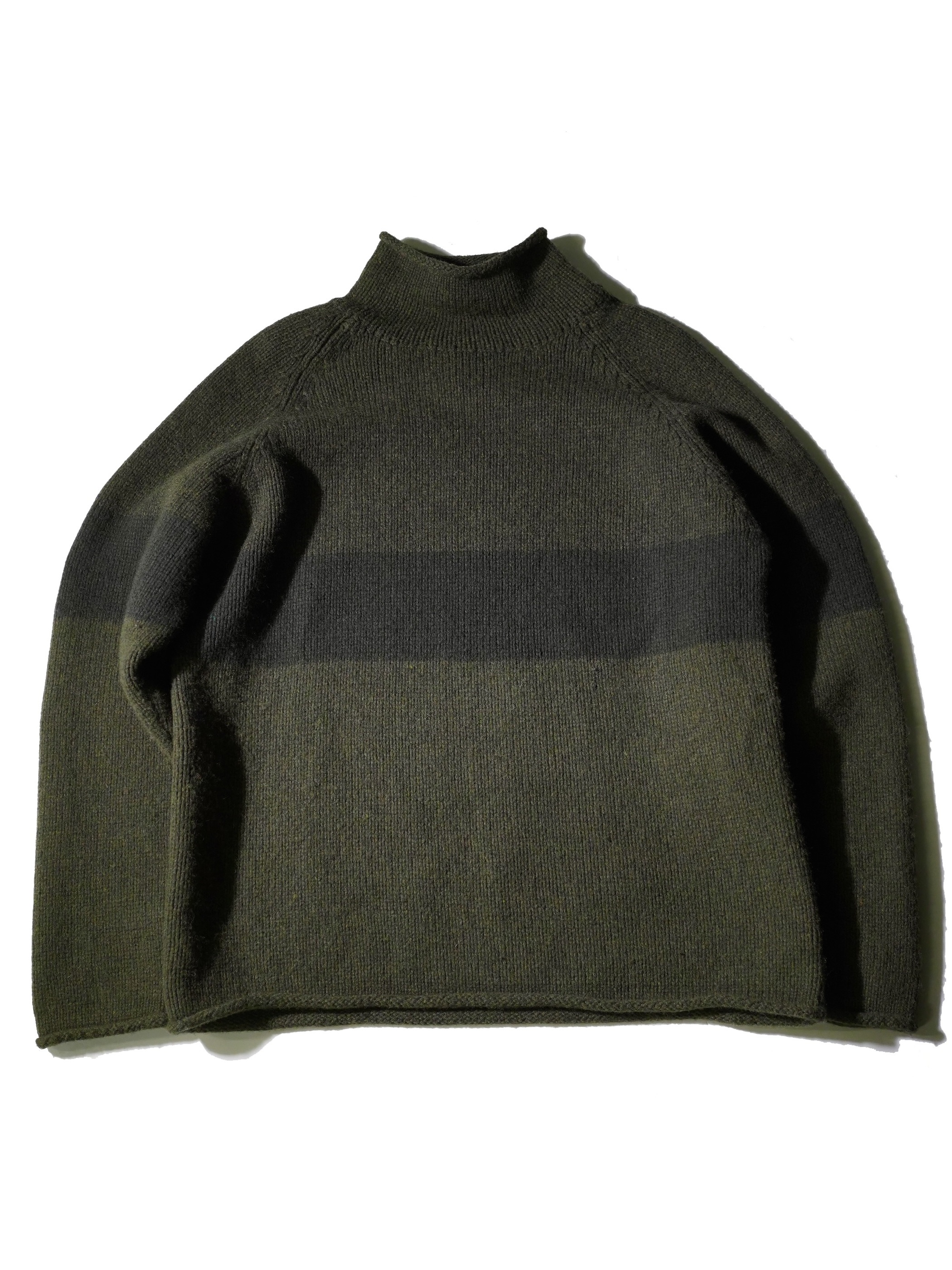 1990's NORTHERN APPAREL Line design Roll-neck Lambswool knit sweater