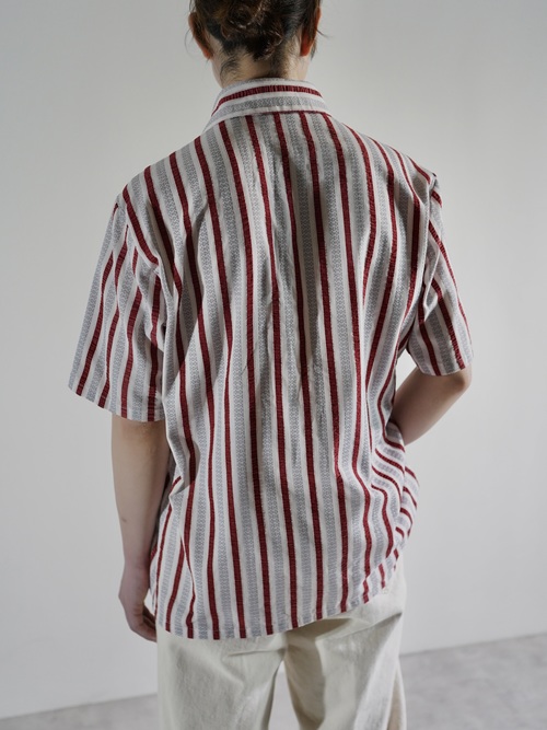 1970's TOWNCRAFT TAPERED PENN-PREST Stripe S/S shirt