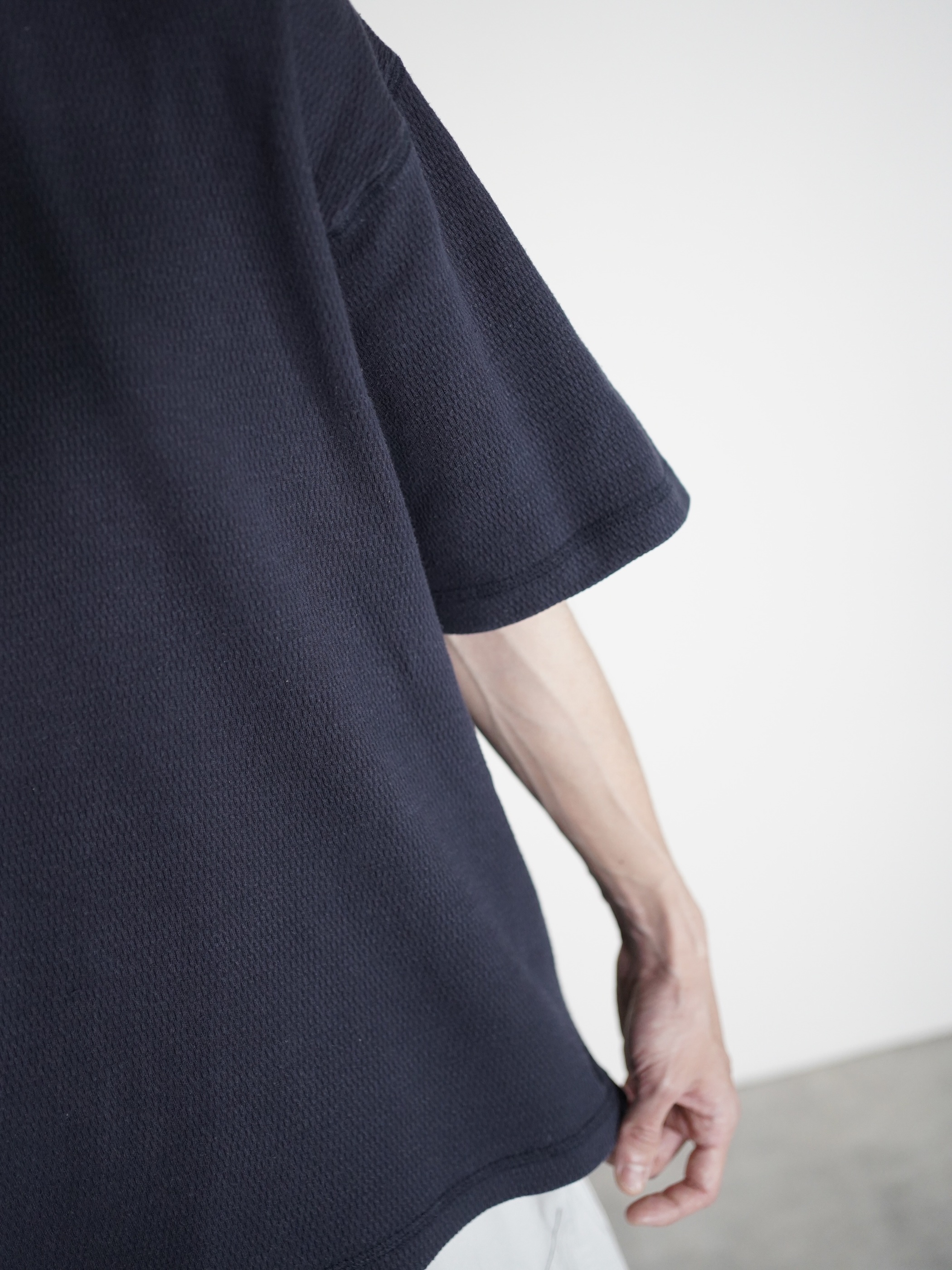 1990's JOCKEY 凹凸 fabric s/s T-shirt