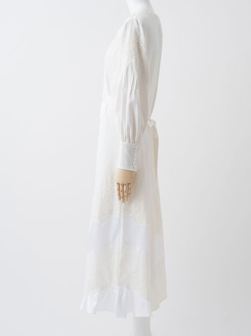 lace dress-white