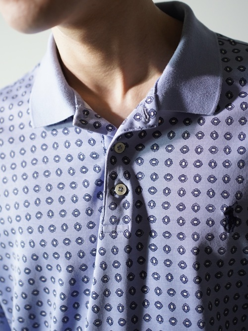 POLO RALPH LAUREN Smooth cotton flower pattern Logo polo shirts