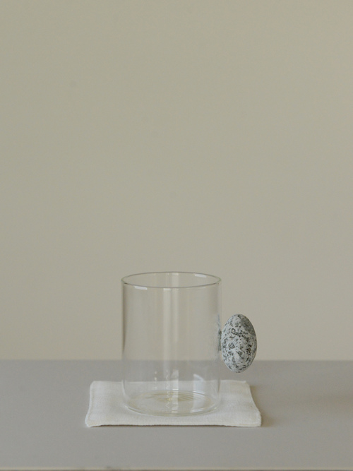 floating stone / 石付きグラス SS2