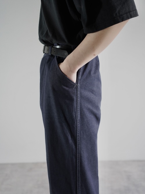 1980's- Euro Vintage tuck Twill Work pants / Garment Dye