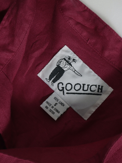 Dead stock 1980-90's GOOUCH Linen Shirts