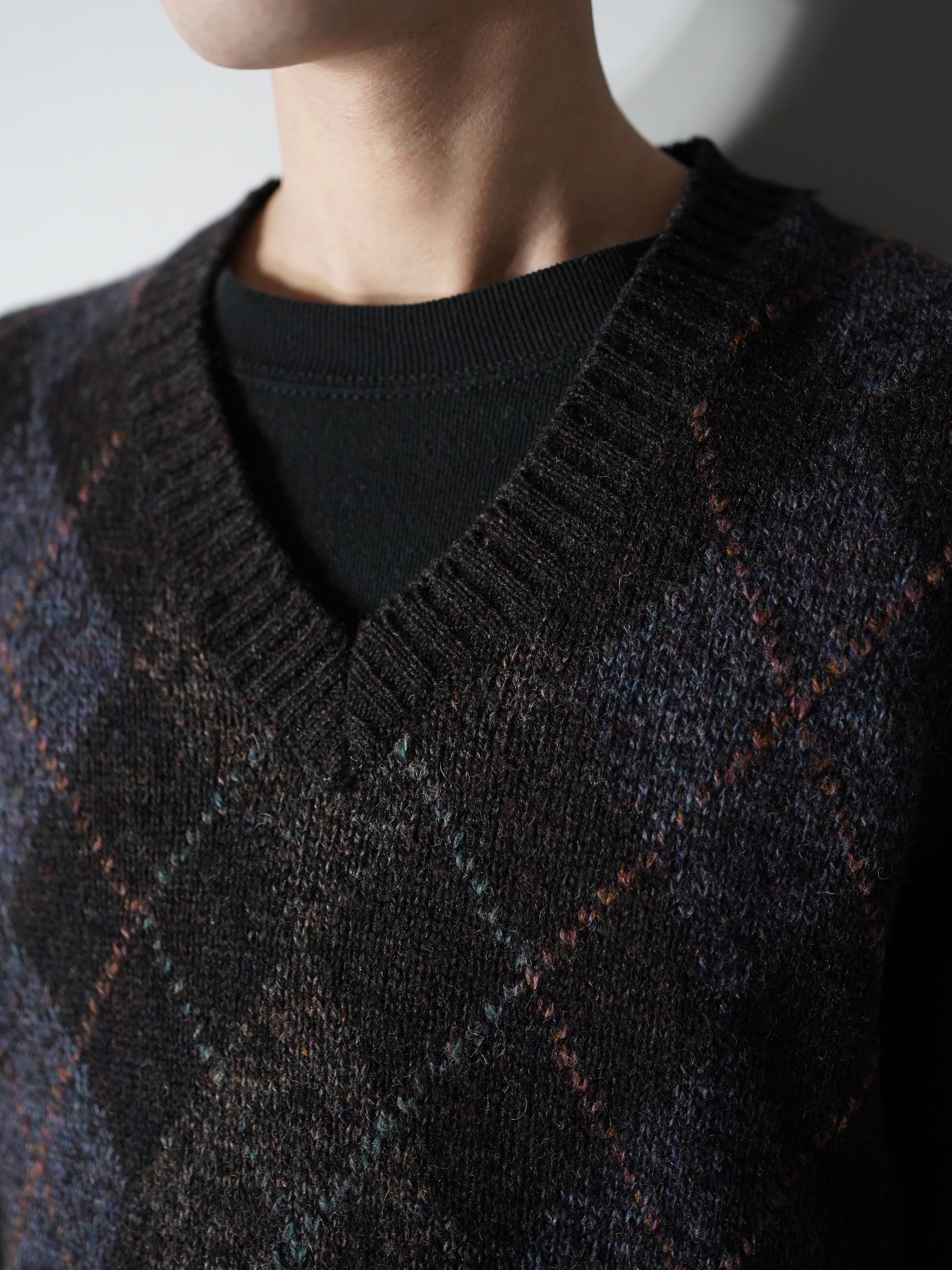 1980-90's WOODWARD Argile knit vest