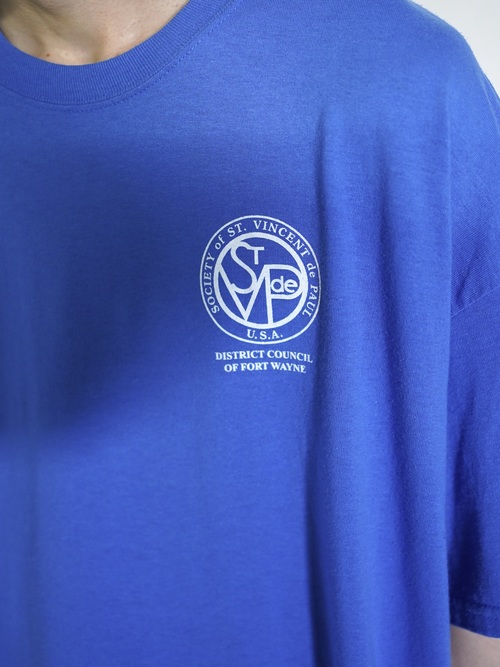 00's ST.VINCENT de PAUL 1point logo S/S print Tee