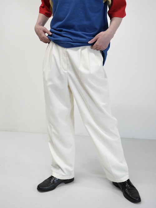 NOS 1990's~ LESLIE FAY Sportwear Poly Rayon 3tuck dress trousers 