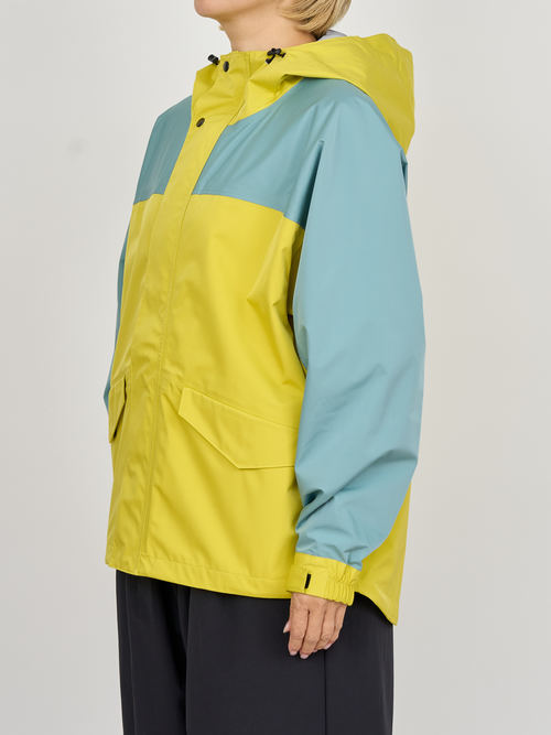 【受注商品】two-tone mountain parka・YELLOW×MINT