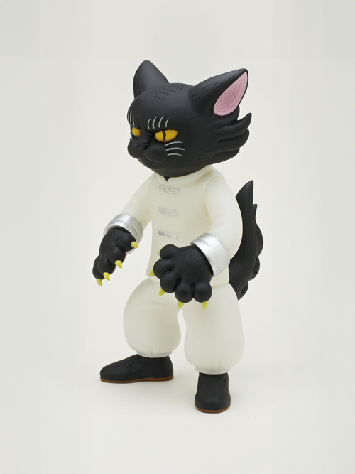 【期間限定受注】「ソフビフィギュアカンフー猫 黒猫」キタンクラブ - 石黒亜矢子個人専門店 月光蔵