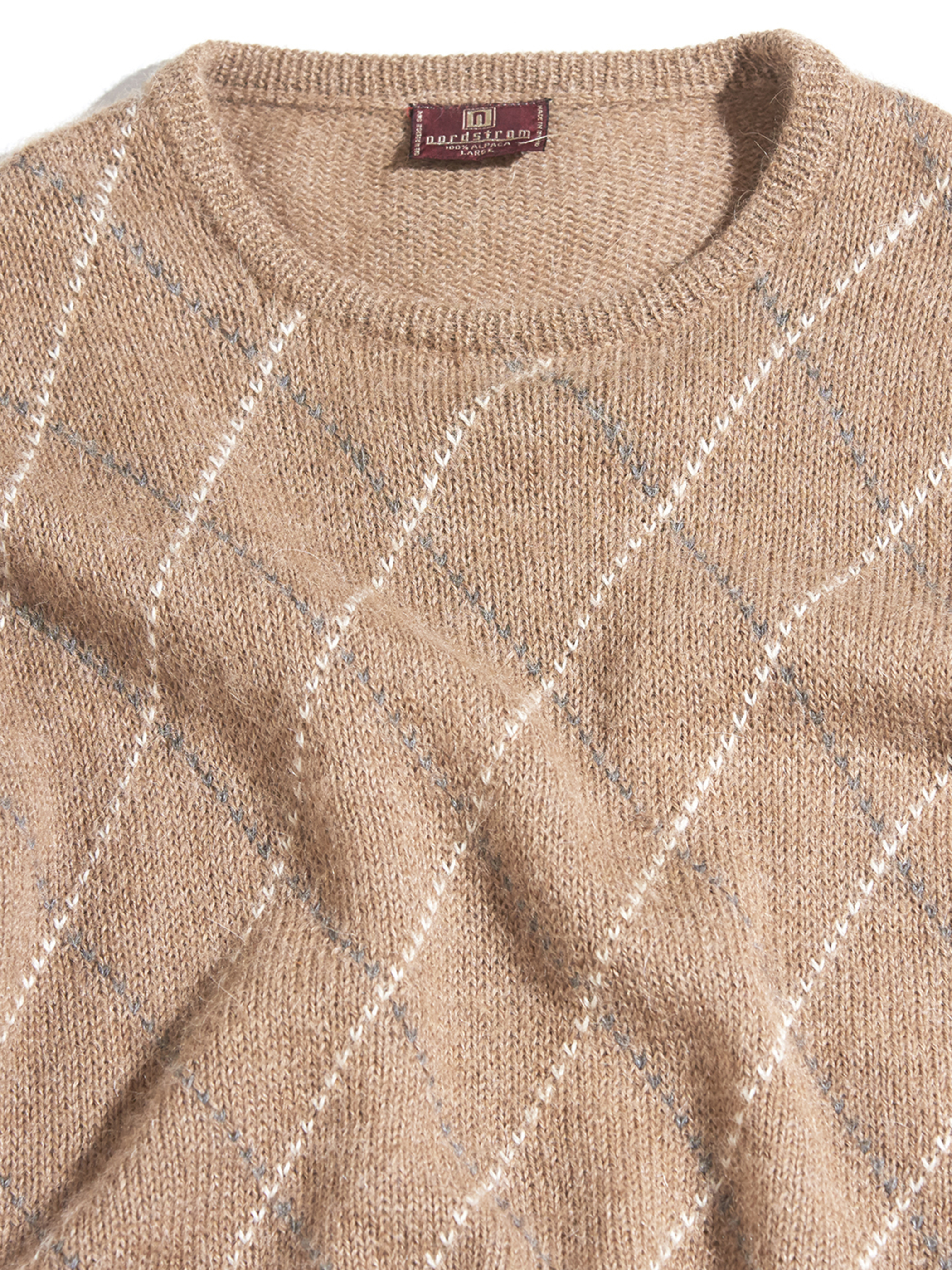 1980s "nordstrom" alpaca knit -BEIGE- <SALE¥9000→¥7000>