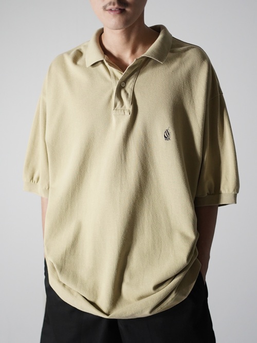 1990's nautica 1point polo shirt / Made in Hong Kong