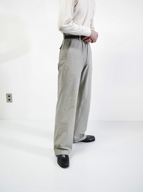 BANANA REPUBLIC Cotton stripe trousers / Made in Egypt