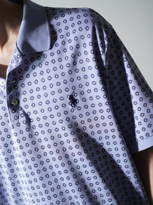 POLO RALPH LAUREN Smooth cotton flower pattern Logo polo shirts