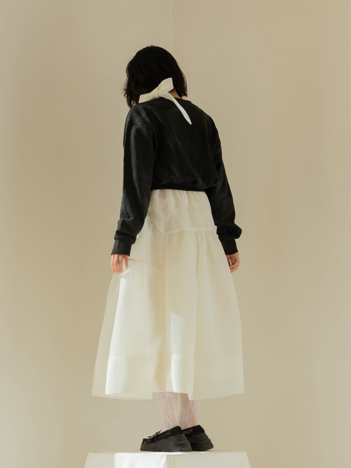 pin tuck sweatshirt pin tuck sweatshirt