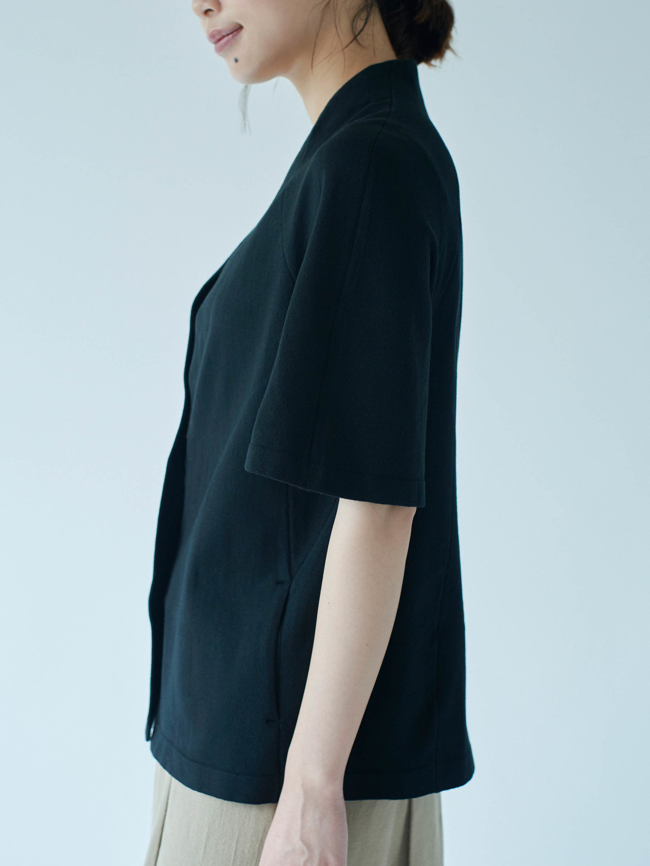 Work Wear collection Women's Half Jacket Black(ハーフジャケット・ブラック)