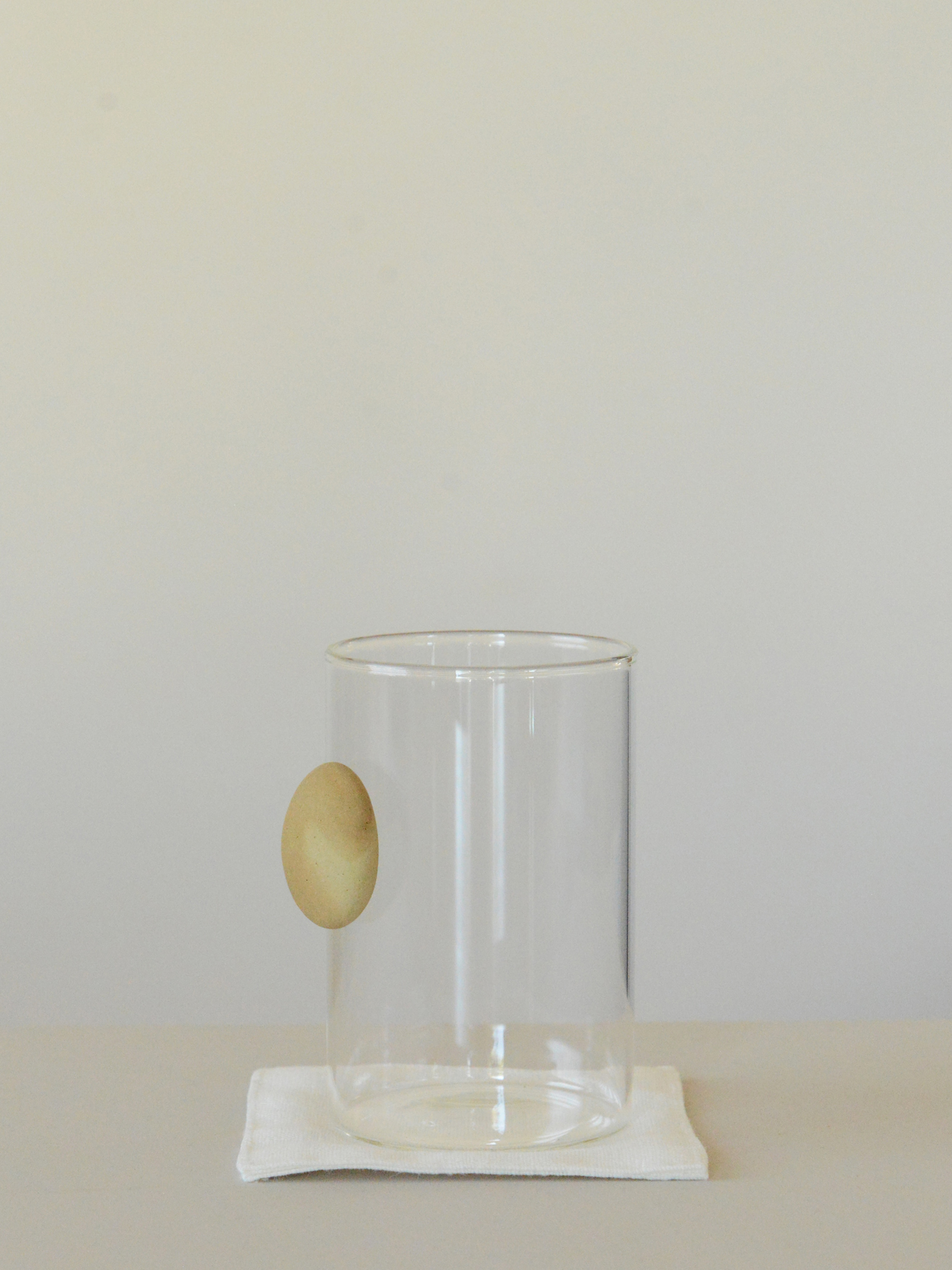 floating stone / 石付きグラス M2