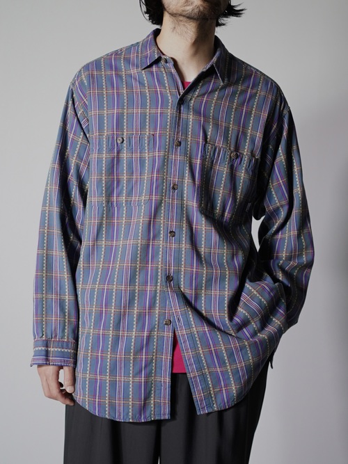 93's Patagonia 雪無しタグ期 L/S Cotton flannel shirts