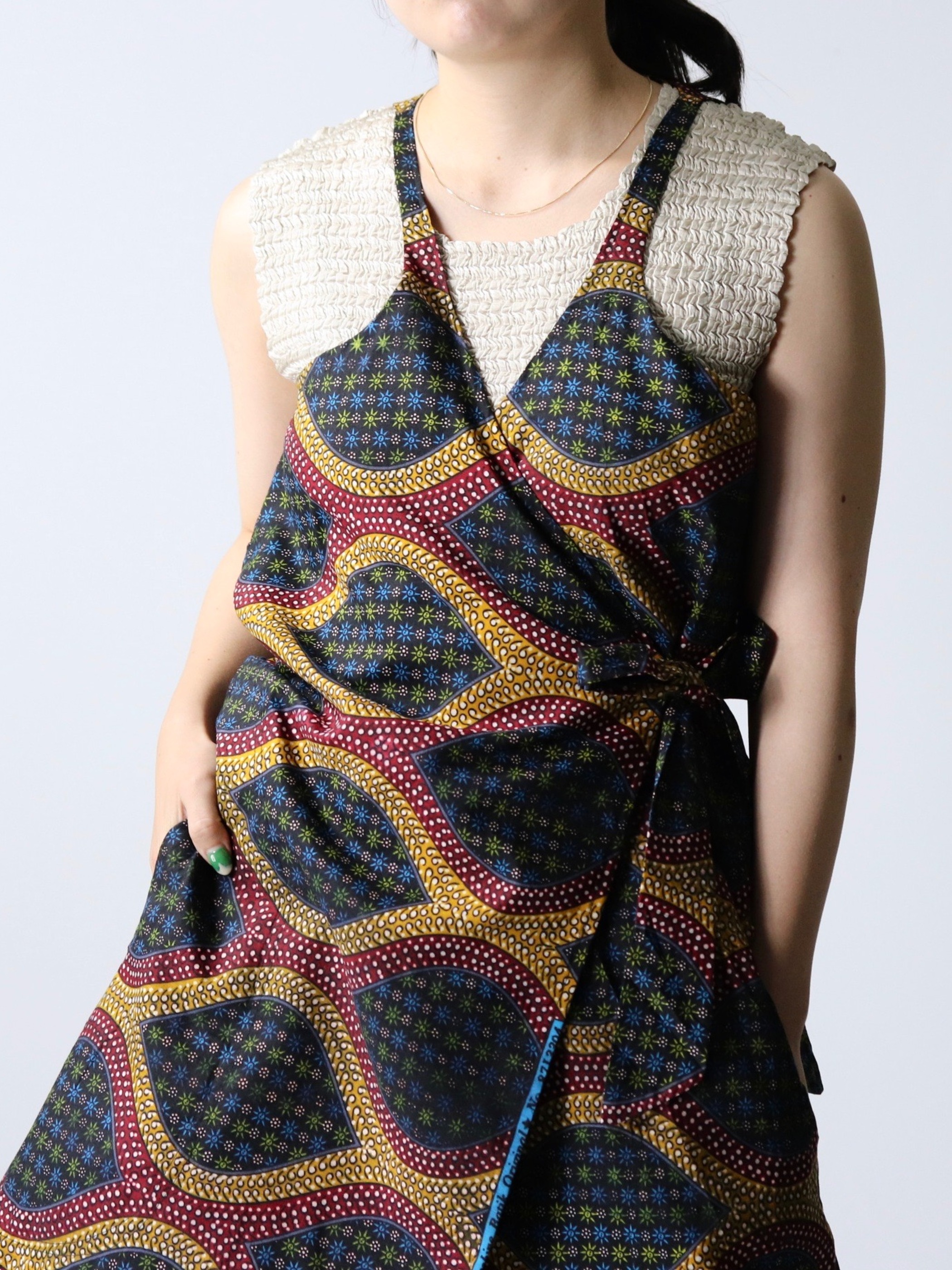 African wrap one-piece