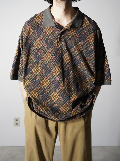 New River Pattern print polo shirt
