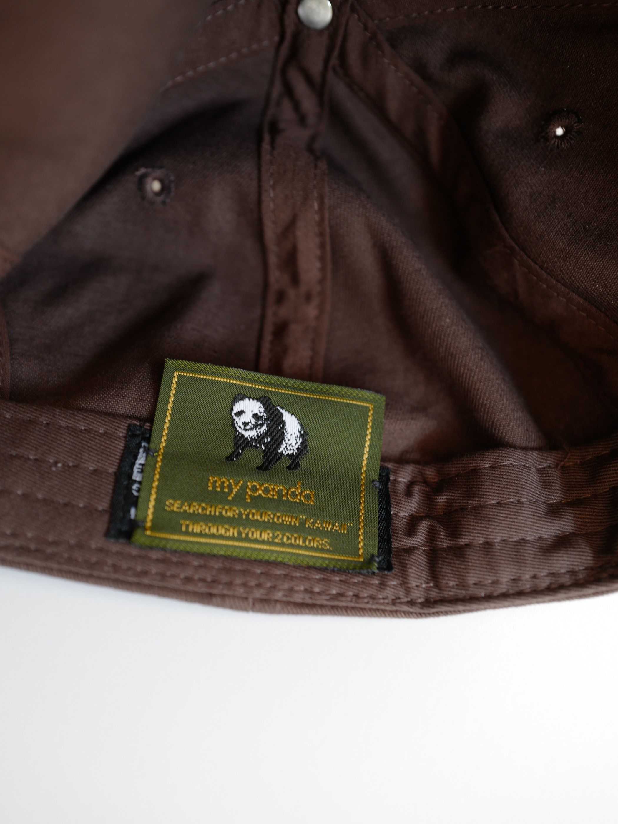 panda cap・BROWN