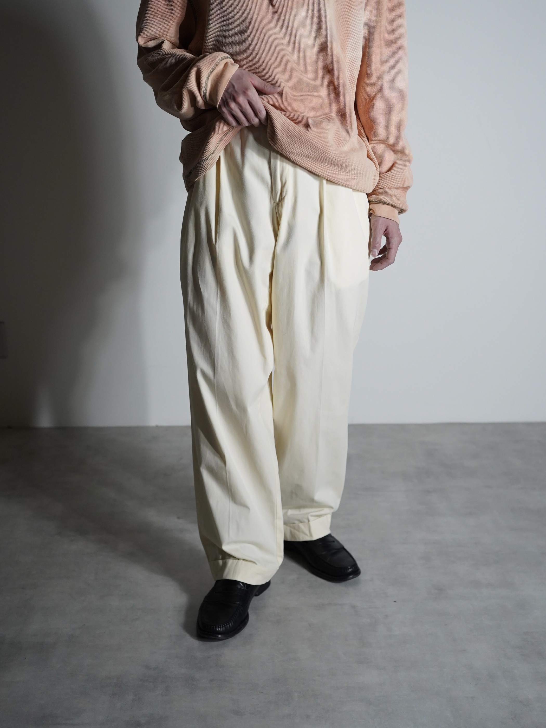 1990's BILLS KHAKIS 2tuck Cotton pants / Made in USA
