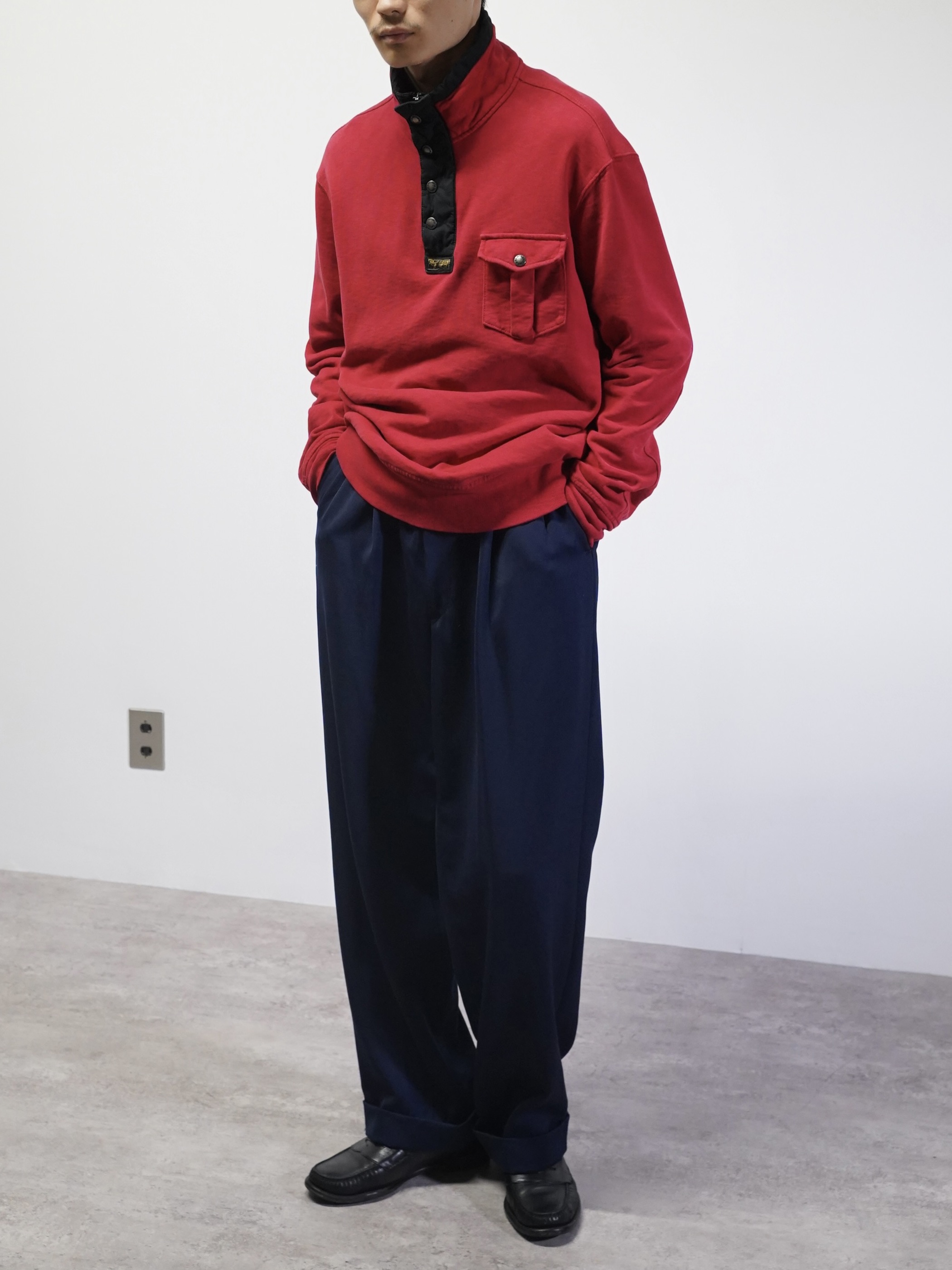 1990's Polo by Ralph Lauren Half button heritage design sweat shirts
