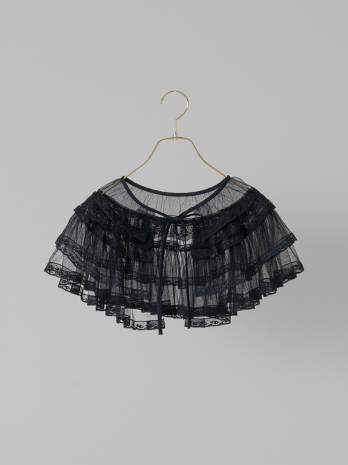 【3月お届け商品】tulle frill collar