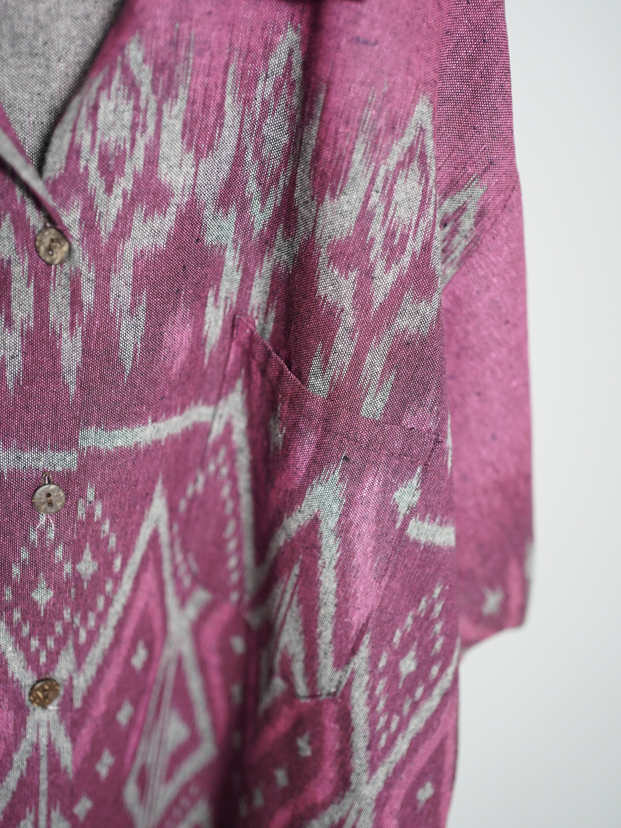 Vintage Jacquard Cotton Hand made Ethnic Shirts