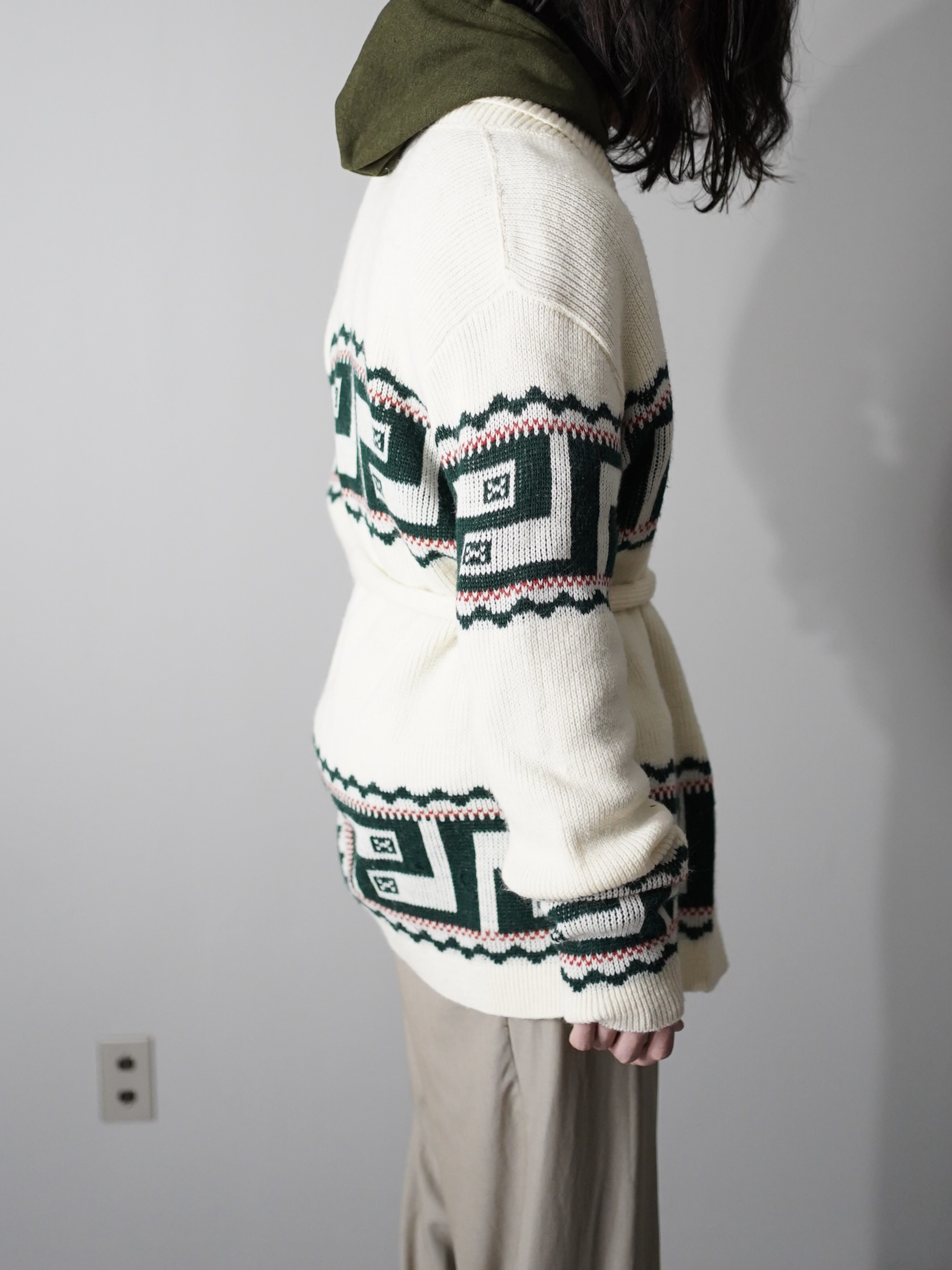 1970s Tuxan Abstract Knitted sweater