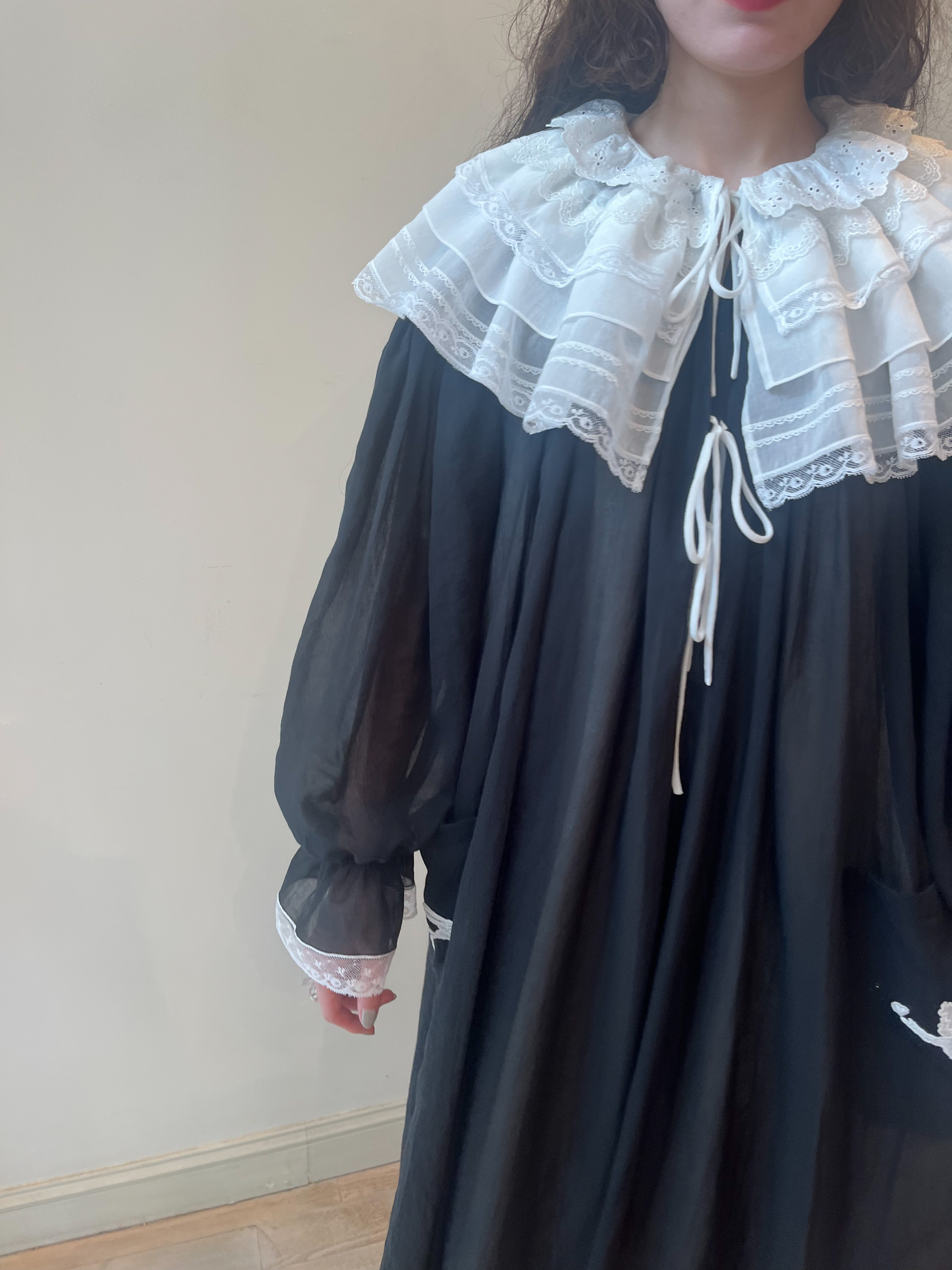 【3月お届け商品】frill collar dress