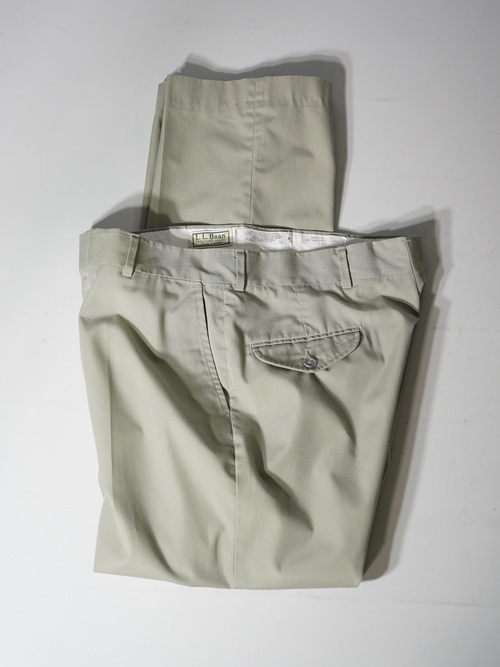 1980~90's L.L.Bean cotton poly Broad cloth Chino pants