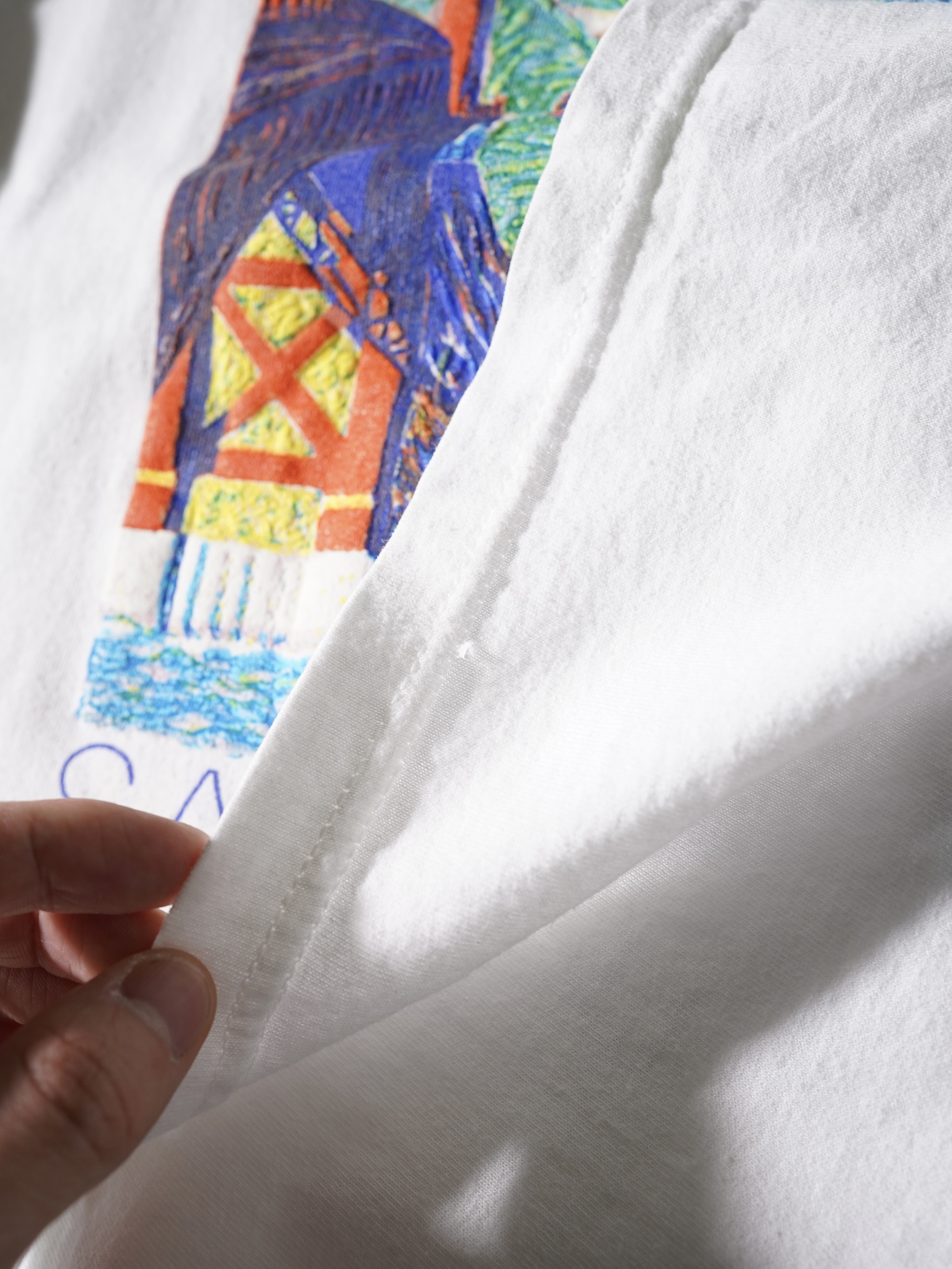 1990's SAUSALITO Print T-shirt
