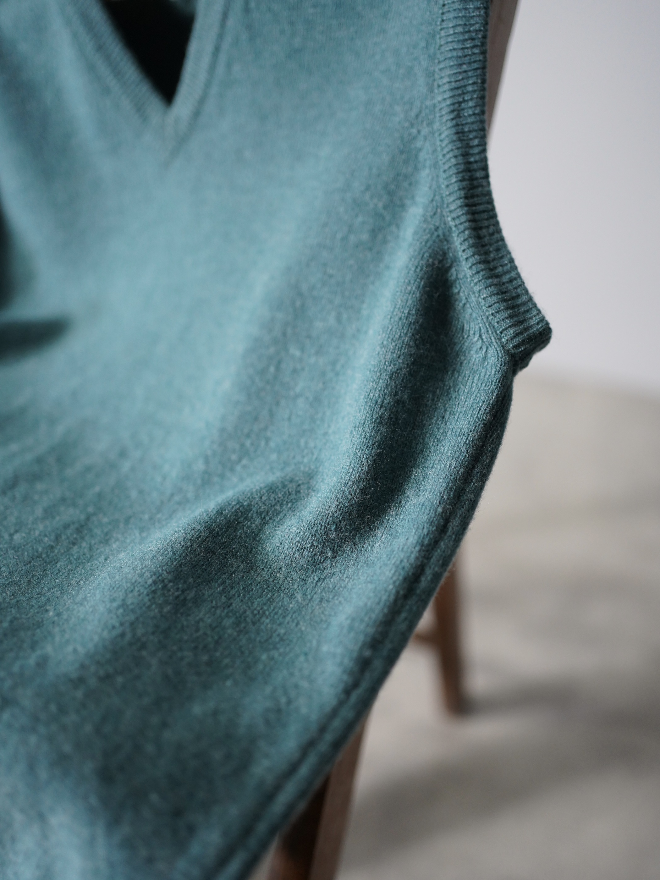 1970-80's LORD JEFF Virgin Australian lambs wool knit vest / Made in USA