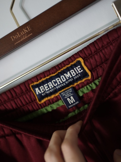 Abercrombie Numbering jersey track pants