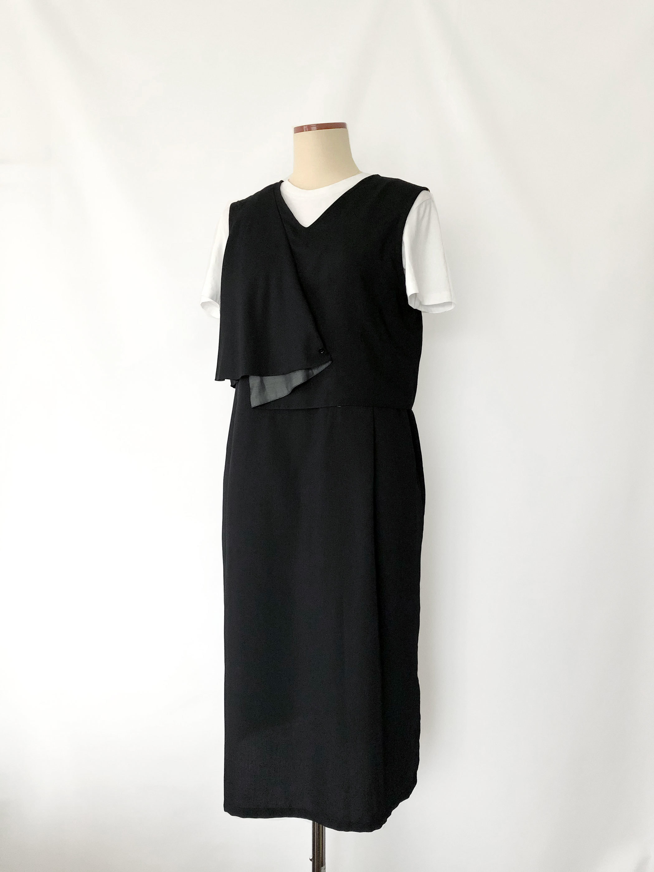 Flare Point - Dress - Black -