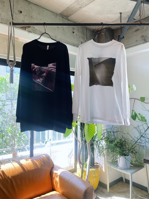 "hazy tokyo" concept photo L/S T-shirt