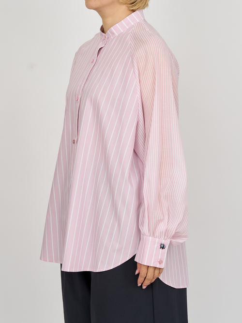 【受注商品】sheer striped blouse・LT.PINK