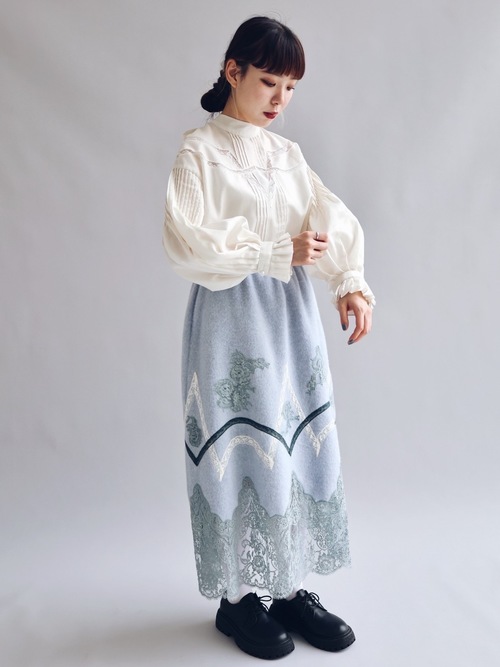 lace skirt - overlace