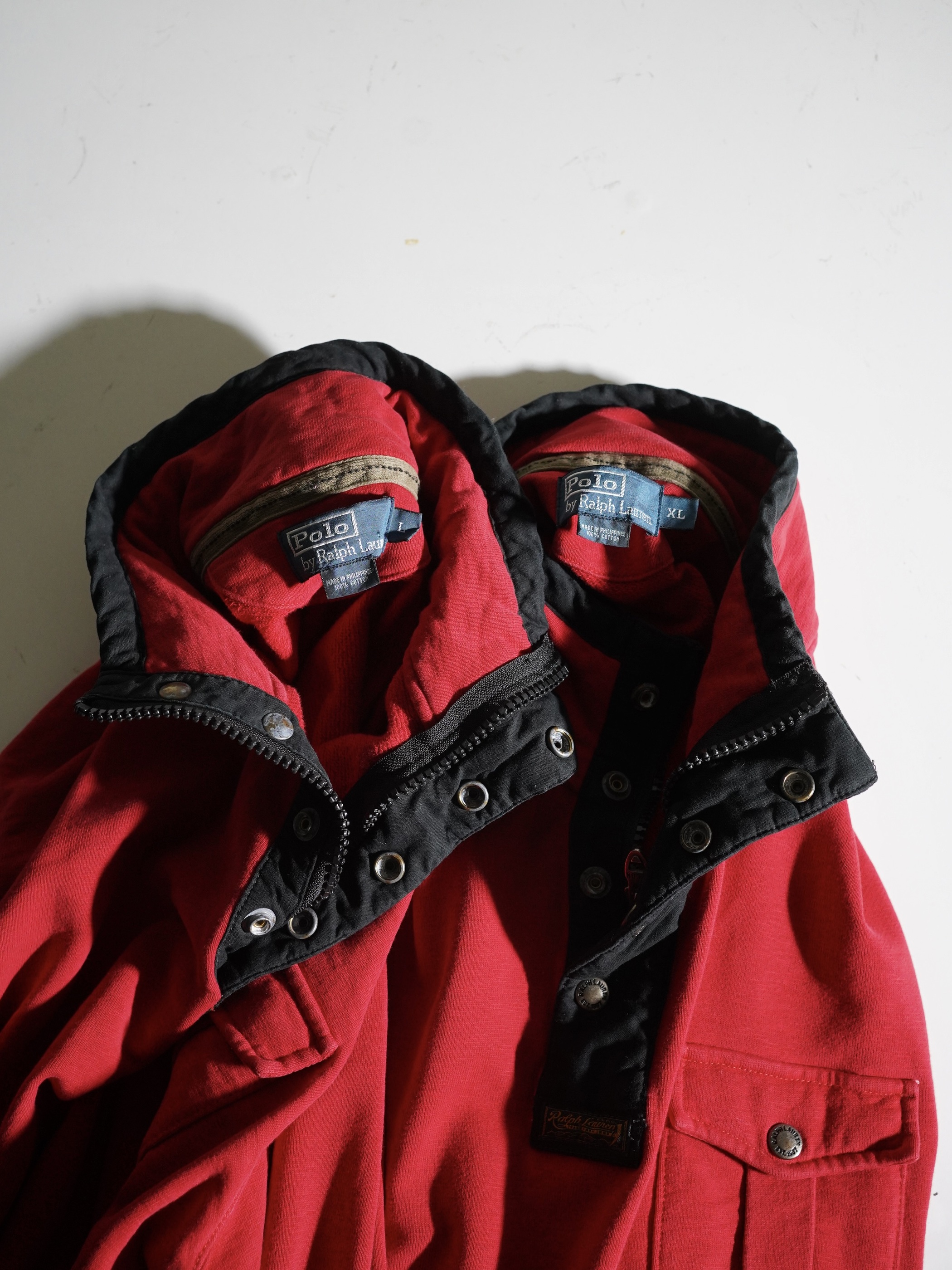 1990's Polo by Ralph Lauren Half button heritage design sweat shirts